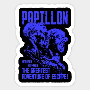 Papillon movie poster Sticker